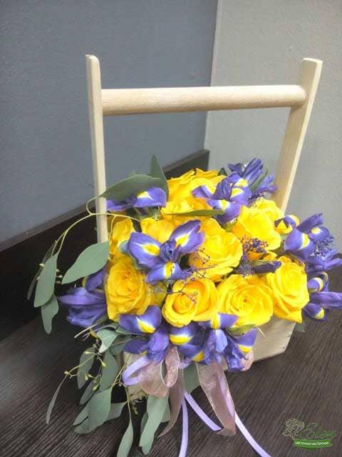 Букет с желтыми розами с доставкой Киев