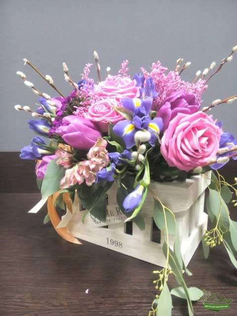 Ирисы розы с доставкой Киев