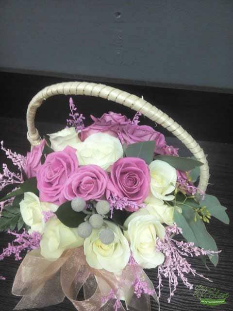 Розовые розы с доставкой