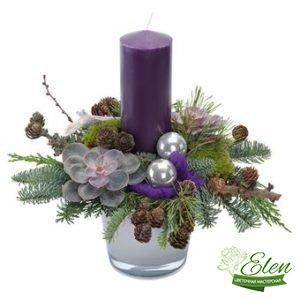 Подсвечник новогодний 3