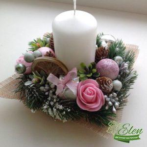 Подсвечник новогодний 5