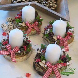 Свечи новогодние